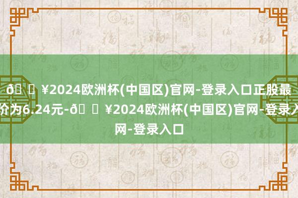 🔥2024欧洲杯(中国区)官网-登录入口正股最新价为6.24元-🔥2024欧洲杯(中国区)官网-登录入口