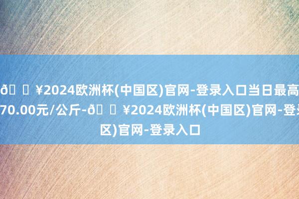 🔥2024欧洲杯(中国区)官网-登录入口当日最高报价670.00元/公斤-🔥2024欧洲杯(中国区)官网-登录入口